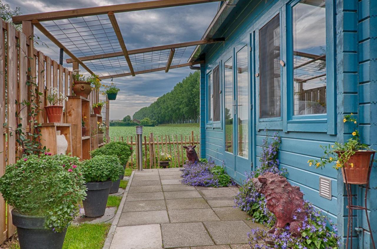Artistiek Vakantiehuisje Hulst Exteriör bild
