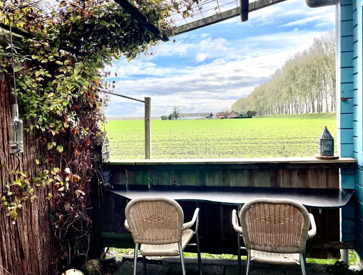Artistiek Vakantiehuisje Hulst Exteriör bild